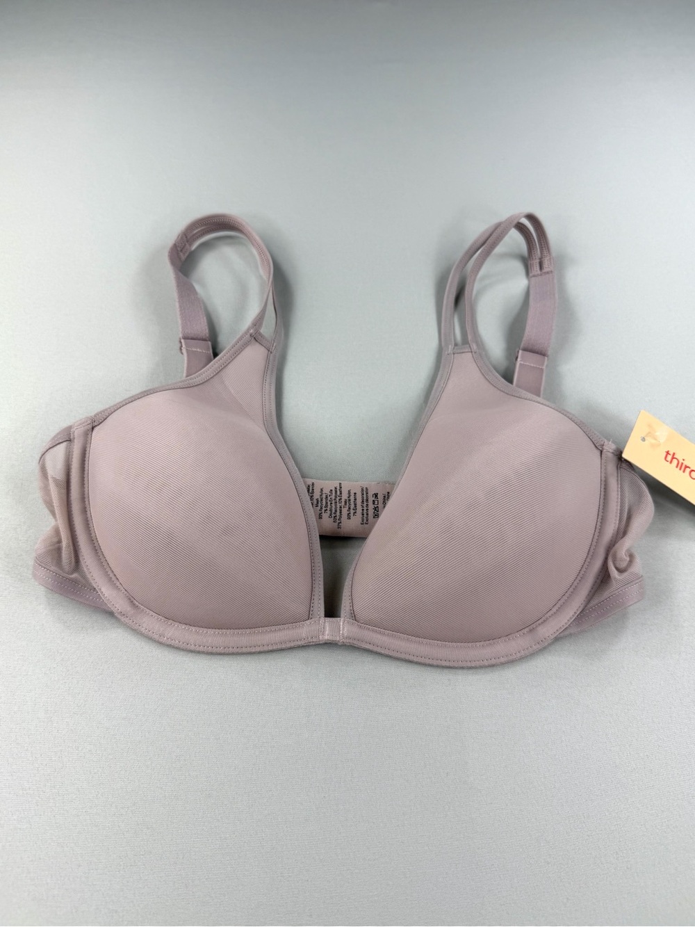 ThirdLove 32B Spacer Cup T-Shirt Bra Atmosphere Mauve NWT Underwire Everyday